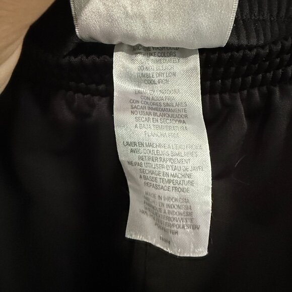 Vintage Adidas Mens XL Snap Breakaway Black/White Striped Athletic Pants - Picture 5 of 12